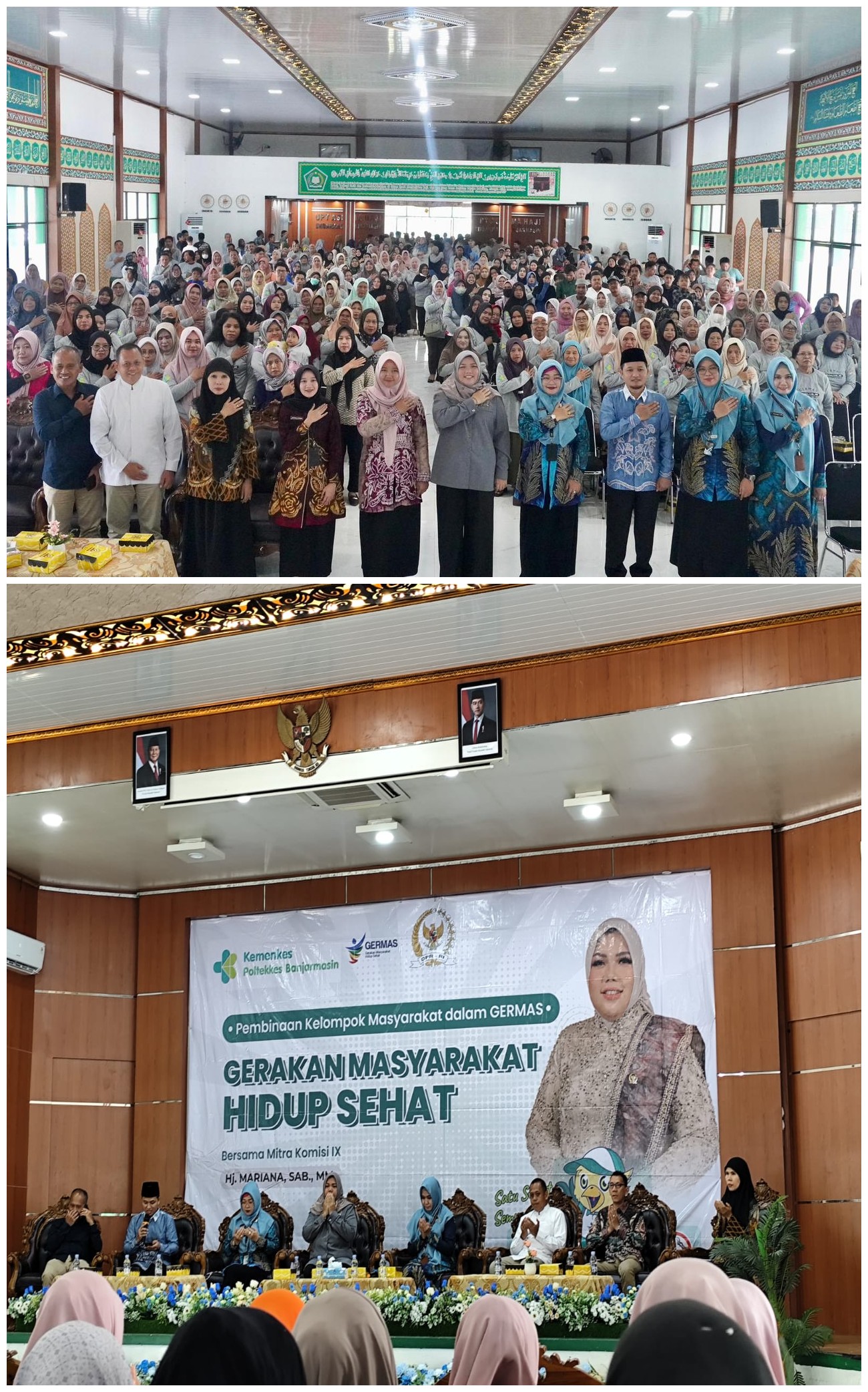Poltekkes Kemenkes Banjarmasin dan Komisi IX DPR RI Gelar Sosialisasi Germas di Banjarbaru